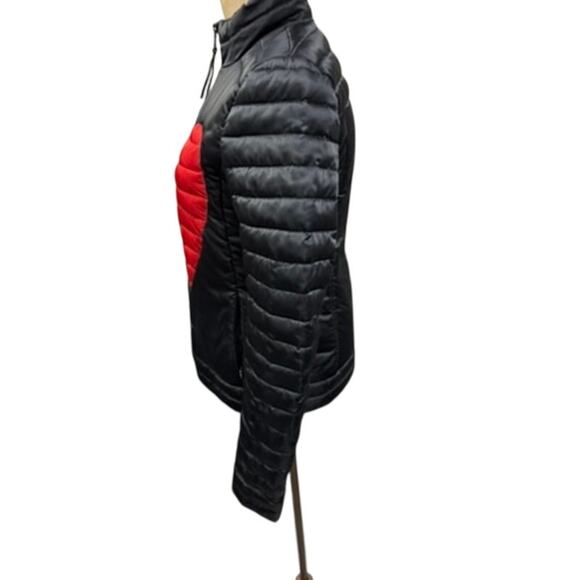 "LOVE MOSCHINO" Puffer Coat Zip Up Heart SZ S (2) Designer EAC Quilted Cropped - Picture 2 of 12